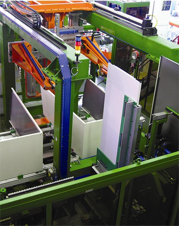 Líneas automáticas para la fabricación de componentes de electrodomésticos y mobiliario metálico Líneas de gabinetes congelador